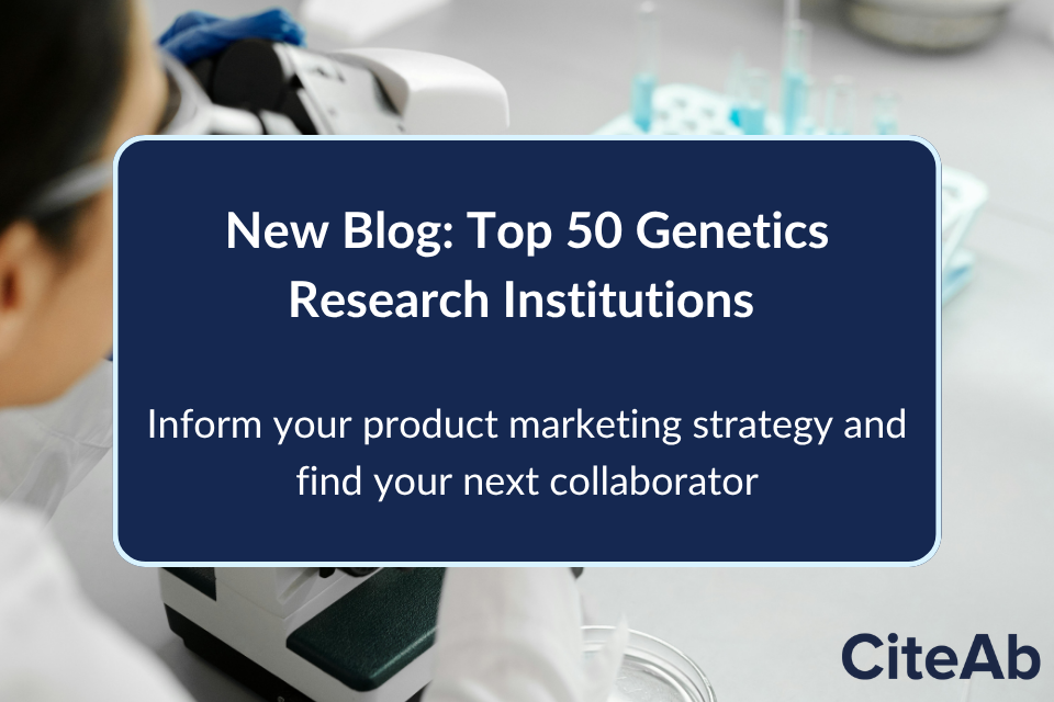 Top 50 Genetics Research Institutions new blog