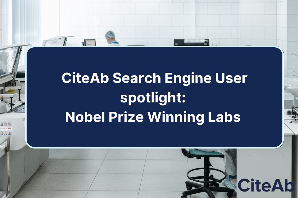 CiteAb search engine users - Nobel Prize winners