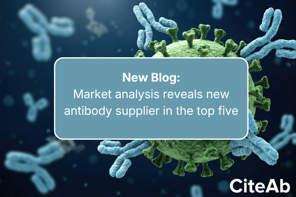 Market Analysis reveals new antibody supplier in the top five